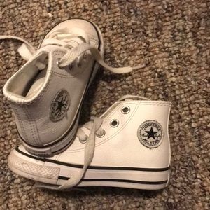 Leather converse
